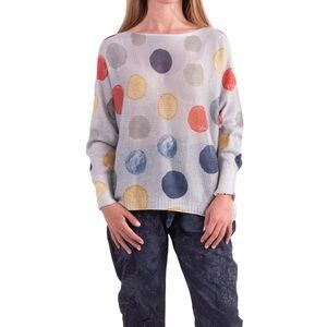 Gigi Moda Colorful Polka Dot Women's Sweater